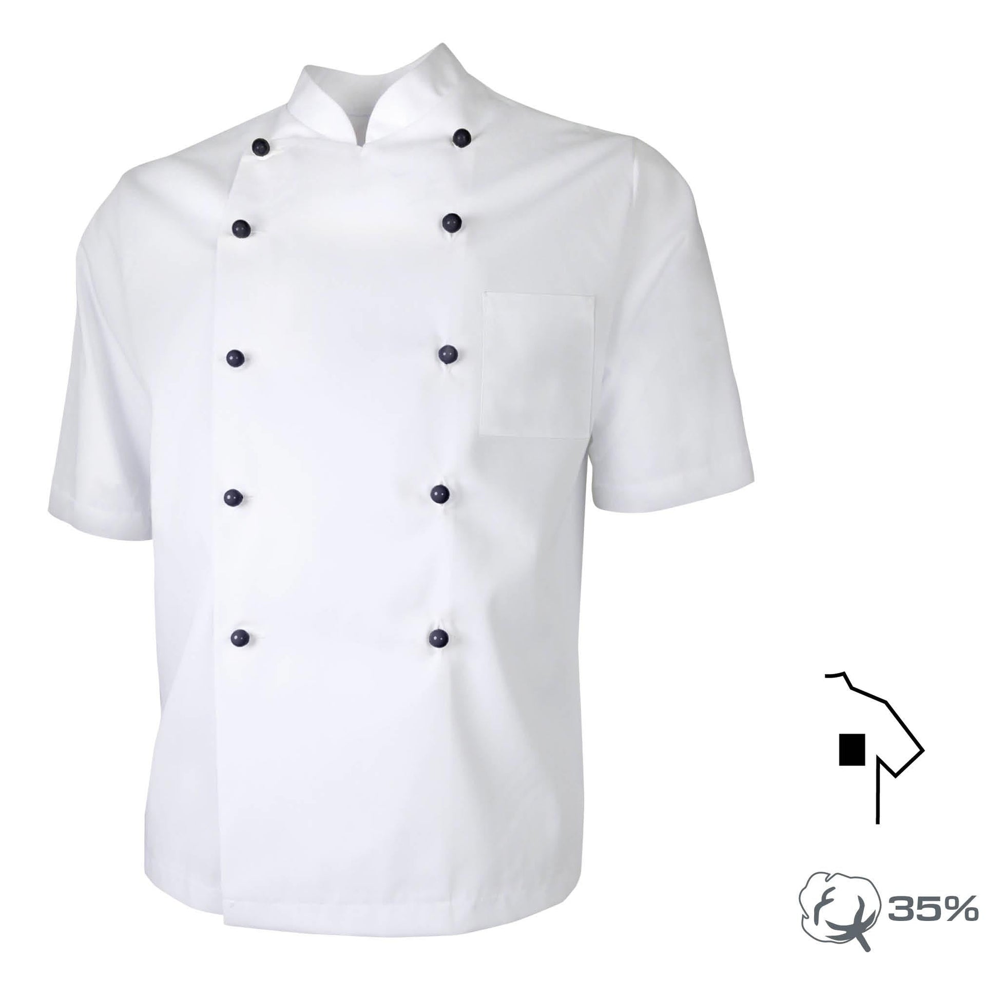 Clemens - Herren-Kochjacke 1/2 Ärmel 001